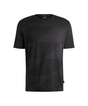 100% Baumwolle. Gewebe: Jacquard. Design: Zweifarbig. Passform: Regulär. Rundhalsausschnitt. Kurzärmlig. L: 112 cm. XL: 121,92 cm.