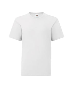 100% Katoen. Stof: Gekamd katoen, Ringspun-katoen. Ontwerp: Eenvoudig. Halslijn: Crew Neck, Ribbed. Mouwtype: Korte mouwen. Achterste nekband, Tearaway Label. Geschikt voor: Mode. 150 g/m². 3-4 jaar: 24 in. 5-6 jaar: 28 in. 7-8 jaar: 30 in. 9-11 jaar: 32 in. 12-13 jaar: 34 in. 14-15 jaar: 36 in.