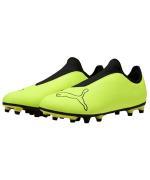 Marke: Puma. Obermaterial: Weich, Synthetischer Stoff. Futterstoff: Synthetischer Stoff. Einlegesohle: Synthetischer Stoff. Mittelsohle: Synthetischer Stoff. Laufsohle: Mit Stollen, Synthetischer Stoff. Stretchzunge. Absatz: Flach. niedrig geschnitten. Design: Kontrast, Logo. Zehenstil: Rund. Zum Anschlüpfen.