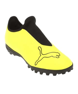 Marke: Puma. Obermaterial: Weich, Synthetischer Stoff. Laufsohle: Mit Stollen. Absatz: Flach. Design: Kontrast Detail, Logo. Zehenstil: Rund. Geeignet für: Astroturf. Zum Anschlüpfen.