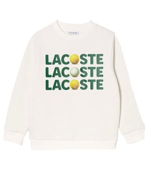 Materiaal: Biologisch katoen. Stof: Vlies. Ontwerp: Bal, Embleem. Hals: Crew Neck. Mouwtype: Met lange mouwen. Bevestiging: Trek aan de achterkant. 4 Jaar: 22 in. 5 Jaar: 23 in. 6 jaar: 24 in. 8 jaar: 25 in. 10 jaar: 28 in. 12 Jaar: 31 in. 14 Jaar: 34 in. 16 jaar: 36 in.