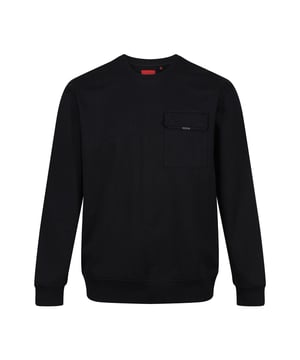 100% Katoen. Stof: Zachte aanraking. Ontwerp: Eenvoudig. Hem: Ribben. Halslijn: Crew Neck, Ribbed. Mouwtype: Met lange mouwen. Manchet: Ribbel. Pasvorm: Relaxed model. Zakken: 1 borstzak, klepsluiting. Bevestiging: Trek aan de achterkant. S: 38 in. L: 42 in. XXL: 46 in. 3XL: 48 in.