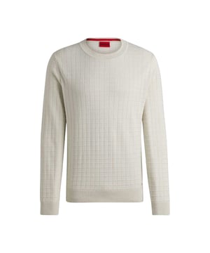 100% Baumwolle. Gewebe: Jerseyware. Design: Karo, Unifarben. Saum: gerippt. Rundhalsausschnitt, gerippt. Langärmlig. Bündchen: gerippt. Passform: Regulär. Zum Überziehen. M: 102 cm. L: 112 cm. XL: 121,92 cm.