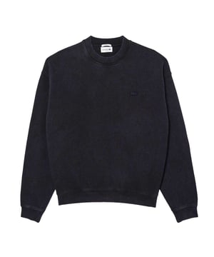 Materiaal: Katoen. Stof: Geborsteld, Fleece, Zacht aanvoelend, Gewassen. Ontwerp: Geborduurd logo, Effen. Hem: Ribben. Contrast gestikt bovenaan. Halslijn: Crew Neck, Ribbed. Mouwtype: Met lange mouwen. Manchet: Ribbel. Geschikt voor: Losse. Bevestiging: Trek aan de achterkant. XS: 34 in. M: 40 in.