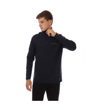 Stof: Fleece, Vliegenvlies. Ontwerp: Logo, Tekst. Zakken: 2 veiligheidszakken. Taille: Koord, Elastisch. Mouwtype: Met lange mouwen. Halsuitsnijding: Kwart rits. Stoftechnologie: Soepel, Zacht. Sluiting: Halve Rits, Pull Over. M: 39 in.