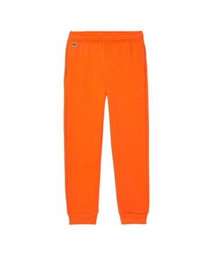 69% Bio-Baumwolle, 31% Recyceltes Polyester. Gewebe: angerautes Fleece, Weiche Haptik. Design: Gesticktes Logo, Unifarben. Taschenart: Zwei Seitentaschen, Verborgen, Baumwolle gefüttert. Taille: mit Kordelzug, Elastisch. Bündchen: Elastisch.