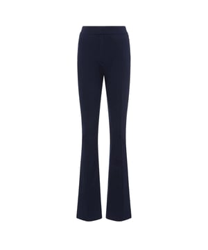 86% Polyamide, 14% Elastaan. Ontwerp: Eenvoudig. Sluiting: Haak, Ritssluiting. Voorste split. Pasvorm: Bootcut.