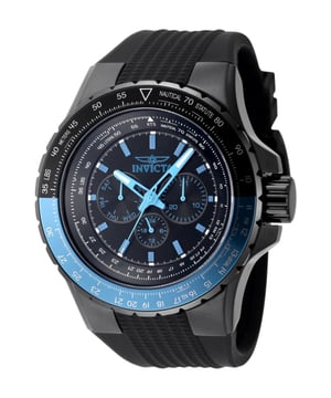 De Invicta 39278 heeft een roestvrijstalen horlogekast van 50 millimeter met een zwarte wijzerplaat.
Dit model wordt aangedreven door een accuraat Quartz uurwerk.
10 bar waterdicht.
Dit model is onderdeel van de Invicta Aviator collectie.

Inclusief 2 jaar garantie.