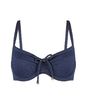 Better safe than sorry! Dieses Bügel-Bikini-Top ist nicht vorgeformt, sodass es für viele Figur Typen geeignet ist. Das Oberteil hat außerdem verstellbare Träger.