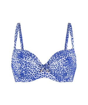 Shine like a black diamond!  De zwarte kleur met het glinsterende lurex draadje geeft een luxe uitstraling. De bikini is voorgevormd, heeft verstelbare schouderbandjes en is voorzien van een beugel. Hierdoor is deze bikini ook zeer geschikt voor de grotere maten.