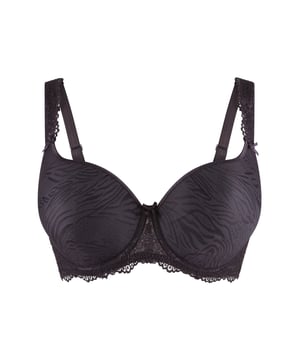 De uni-fit plus bh is een echte topper voor de vollere borst. De bh geeft extra support door de bredere schouderbandjes, stevige wings en het hoge middenvoorstuk.   De bovenkant van de cups bevat elasticiteit, daardoor past de cup zich makkelijk aan de borst aan. De bh heeft prachtig kanten details en is onzichtbaar onder strakke kleding.