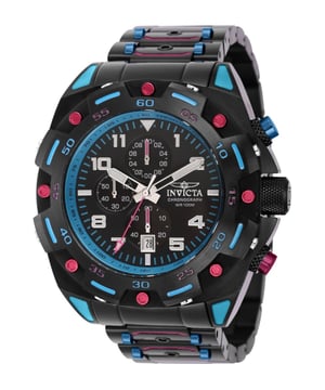De Invicta 37802 heeft een roestvrijstalen horlogekast van 50 millimeter met een zwarte wijzerplaat.
Dit model wordt aangedreven door een accuraat Quartz uurwerk.
10 bar waterdicht.
Dit model is onderdeel van de Invicta Sea Monster collectie.

Inclusief 2 jaar garantie.