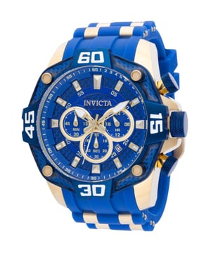 El Invicta 40864 tiene una caja de acero inoxidable de 52 millimetros con una esfera azul.
Esta modelo funciona con un movimiento de Cuarzo preciso.
Resistencia a la presión de aqua de 10 bares.
Este modelo es parte de la colección Invicta Pro Diver.

2 años de garantía Invicta.