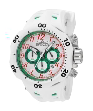 De Invicta 48239 heeft een roestvrijstalen horlogekast van 52 millimeter met een witte wijzerplaat.
Dit model wordt aangedreven door een accuraat Quartz uurwerk.
20 bar waterdicht.
Dit model is onderdeel van de Invicta Venom - Hydra collectie.

Inclusief 2 jaar garantie.
