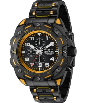 El Invicta 37663 tiene una caja de acero inoxidable de 50 millimetros con una esfera negro.
Esta modelo funciona con un movimiento de Cuarzo preciso.
Resistencia a la presión de aqua de 10 bares.
Este modelo es parte de la colección Invicta Sea Monster.

2 años de garantía Invicta.