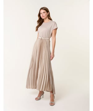 Jazz up your casual day to day look with this pleated dress. It's super soft and comfy but ensures to add some trend to your outfit for the day.     