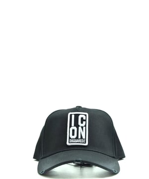 Marca: Dsquared2.
  Genero: Mujeres.
  Tipo: Gorras.
  Temporada: Otono/Invierno.
  Color: negro.
  Patron: estampado.
  Codigo del articulo: V_29573.
  Composicion: 100% algodon.