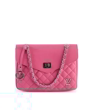Bolso de mano Luxury V Italia.
  Modelo: V024M.
  S SAUVAGE FUXIA.
  Color: Fucsia.
  Composicion: 100% Cuero.
  Medidas: 27x19x7 cm.
  Hecho en Italia.
  Perfecto para mujeres a la moda.