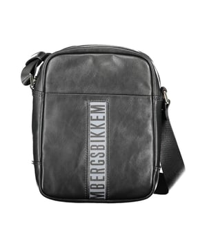 Black polyethylene shoulder bag
  Adjustable shoulder strap
  2 inside pockets
  Contrasting details
  Zip closure
  Logo
  Designed for men
Material: Polyethylene