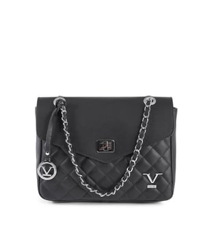 Lujoso y elegante bolso de mano para mujer V Italia V024M.
  S SAUVAGE NERO.
  Hecho de 100% cuero.
  Diseno negro atemporal.
  Medidas 27x19x7 cm.
  Fabricado en Italia para la maxima calidad.
  Perfecto para agregar sofisticacion a cualquier atuendo.