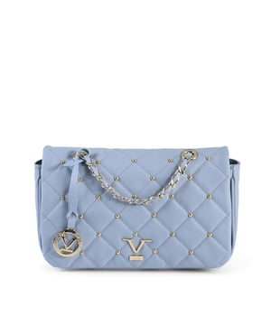 Elegante bolso de mano V Italia en M392 SAUVAGE CELESTE.
  Fabricado en Italia con 100% cuero.
  Color azul claro.
  Medidas 26x17x10 cm.
  Perfecto para llevar los elementos esenciales del dia a dia.
  Elaborado con la maxima atencion al detalle y la calidad.
  Accesorio duradero y versatil para cualquier ocasion.