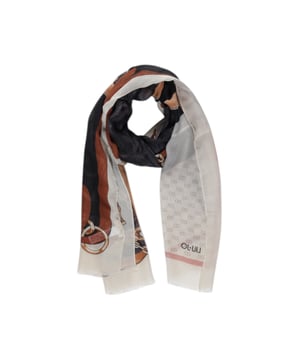 Brand: Liu Jo
  Gender: Women
  Type: Scarves
  Season: Spring/Summer
  Color: black
  Pattern: print
  Article code: 2A5026T0300
  Composition: 100% polyester
  Washing: machine wash at 30Â°
Material: 100% Silk