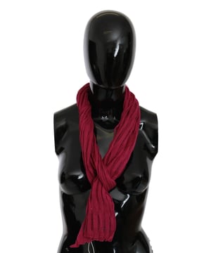 Brand: GALLIANO
  Condition: Brand New with Tags
  Gender: Women
  Color: Bordeaux
  Material: Fabric
  Logo details
  Made in Italy
  Size: 20cm x 100cm