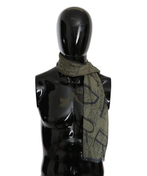 Brand: GF FERRE
  Condition: Brand new with tags
  Authenticity: 100% Authentic
  Gender: Men
  Color: Green patterned
  Material: 20% Wool 80% Viscose
  Made in Italy
  Logo details