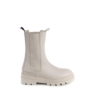Product: Tommy Hilfiger dames laarzen
  Model: FW0FW06730ACI
  Kleur: Beige
  Samenstelling: 100% leer
  Gemaakt in Portugal