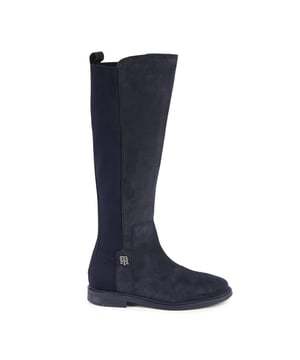 Product: Tommy Hilfiger dames laarzen
  Model: FW0FW07050DW5
  Kleur: BLAUW
  Samenstelling: 100% suede
  Gemaakt in Roemenie