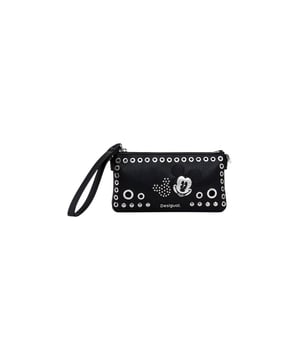 Brand: Desigual
  Gender: Women
  Type: Wallets
  Season: Spring/Summer
  Color: black
  Pattern: print
  Fastening: with zip
  Size (cm): 10x19.5x4
  Article code: 25SAYP08
  Composition: 100% polyurethane
Material: PU leather