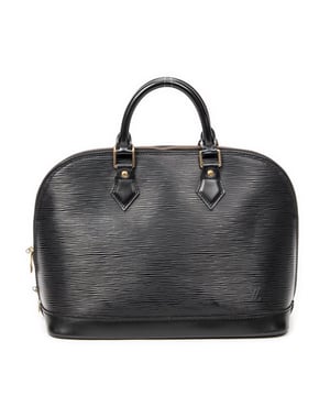 Louis Vuitton Bolsos Alma PM Bolso en Negro Piel de becerro y Latón dorado hardware. El producto esta en Muy Buenas Condiciones (AB).
  Dimensiones: 30x23x15 cm 
  Accesorios incluidos: None
  Notas de Hardware: Ligera decoloración
  BrandCo Paris encuentra artículos raros y en las mejores condiciones a precios increíbles. ¡Vale la pena tener paciencia! Compra con confianza: todos los artículos de BrandCo Paris son seleccionados y autenticados cuidadosamente por nuestro equipo de expertos.
  Todos los artículos vienen con un certificado de autenticidad y un embalaje entregado por BrandCo Paris.
  Tabla de clasificación de la condición del artículo
  N (como nuevo)
  AA (perfecto estado)
  A (excelente estado)
  AB (muy buen estado)
  B (bueno/regular)