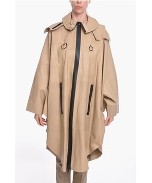 Beige, 2 bolsillos, Capucha, Cordón en la cintura, Cierre de cremallera, Hecho en Italia, Casual, Cierre delantero, Primavera-Verano, RAINY DAYS, PANTONE, P534072