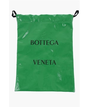 Frühling-Sommer, Grün, Made in Italy, Einfarbig, Druck, Logo, Leder, Frühlingsfarben, ST VALENTINE, Lammfell: 100%, P579244, LxHxT: 34x45x2cm
