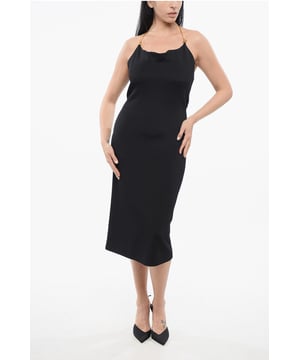 Primavera-Verano, Negro, Sin mangas, Hecho en Italia, Aplicaciones, Elástico, P652725