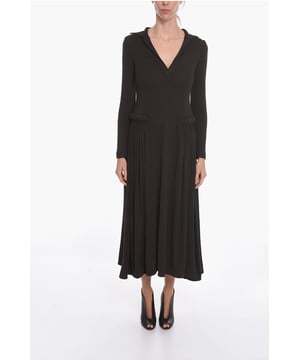 Herfst-Winter, Bruin, Lange mouwen, Jersey, Applicaties, Gemaakt in Italië, Trendy, Chic, P533978