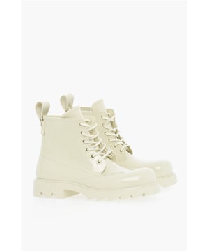 Herfst-Winter, Wit, Gemaakt in Italië, Ronde neus, Rubber, Rubberen zool, Vetersluiting, VROUWENDAG, BERGLEVEN, REGENACHTIGE DAGEN, KERSTCADEAU, P542670, Platform: 4 cm