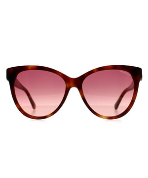 Las gafas de sol Moncler Cat Eye Womens Havana Bordeaux Gradient ML0283 presentan una silueta de mariposa esculpida con proporciones atrevidas y una montura de acetato de montura completa, diseñada para causar sensación a la vez que mantiene un toque refinado y vanguardista.