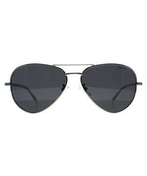 Las gafas de sol Polaroid Aviator Unisex Palladium Grey Polarized PLD 4186/G/S/X ofrecen una versión contemporánea del clásico diseño de aviador, con una ligera montura metálica y lentes polarizadas para una claridad y protección UV óptimas.