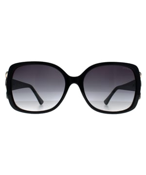 Guess GF6065 01B shiny black grey gradient sunglasses Die Guess GF6065 Sonnenbrille besticht durch ihren modernen Rahmen und ihr luxuriÃ¶ses Finish. Entworfen fÃ¼r selbstbewusste TrÃ¤gerinnen, die auffallen wollen.