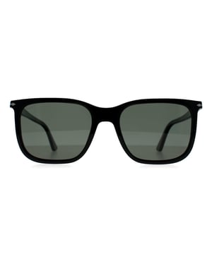 Persol Square Mens Black Green Polarized PO3357S  Sunglasses are the epitome of elegance, combining a bold, structured frame with refined detailing. Designed for individuals who appreciate timeless luxury, they offer both superior sun protection and an elevated aesthetic.