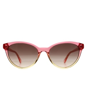 Kate Spade Oval Womens Pink Shaded Yellow Brown Gradient Adeline/G/S  Sunglasses radiate a chic oval form that harmonizes modern minimalism with classic sophistication, designed for effortless everyday elegance and long-lasting comfort.