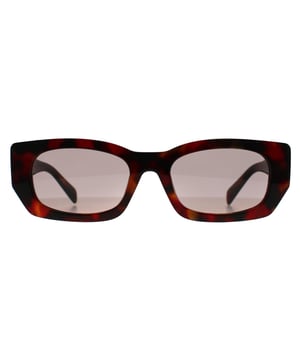 Las gafas de sol Prada Rectangle Womens Poppy Tortoise Light Purple Brown PRB05S redefinen la expresión audaz con una montura de acetato de montura completa esculpida con confianza, que fusiona una estructura contemporánea con detalles atemporales para lograr un equilibrio perfecto entre estilo vanguardista y practicidad.