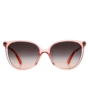 Kate Spade Oval Womens Pink Grey Gradient Kristina/G/S Zonnebril biedt een architectonische mix van zachte rondingen en gedefinieerde randen, wat resulteert in een montuur dat moderne innovatie naadloos laat samensmelten met klassieke elegantie.