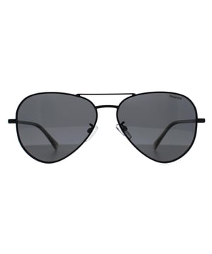 Die Polaroid PLD 4186/G/S/X 807 M9 schwarz-grau polarisierte Sonnenbrille bietet eine zeitgemÃ¤ÃŸe Interpretation des klassischen Pilotenbrillen-Designs, mit einem leichten Metallrahmen und polarisierten GlÃ¤sern fÃ¼r optimale Klarheit und UV-Schutz.