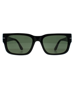 Persol Rectangle Mens Black Green PO3315S  Sunglasses are sleek and sophisticated, offering a timeless look with their clean lines and luxurious materials. Designed for those who appreciate fine craftsmanship, these sunglasses are perfect for both casual and formal styles.