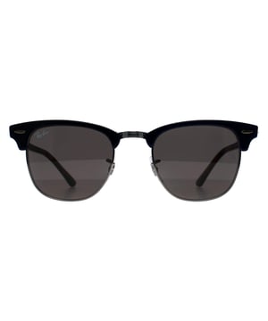 Ray-Ban Round Unisex Polished Gunmetal Blue Dark Grey Clubmaster 3016  Sunglasses are a masterclass in timeless sophistication, effortlessly merging classic design with contemporary flair. With their iconic browline silhouette and polished gunmetal blue finish, these sunglasses capture the essence of Ray-Ban's heritage while catering to modern sensibilities. The dark grey lenses offer a cool edge, ensuring not only style but also optimal protection against glare, making them perfect for any sun-drenched adventure. Crafted with meticulous attention to detail, the combination of metal and plastic materials promises durability without compromising on comfort or elegance. Unisex by nature, they stand as a symbol of authentic self-expression for those who appreciate quality craftsmanship and enduring style. Whether strolling through city streets or relaxing at an outdoor cafÃ©, these Clubmasters are more than eyewearâ€”they're an attitude.