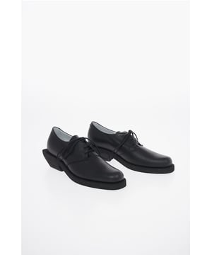 Schwarz, EU-Präferenzursprung (FTA/TCA), Schnürschuh, Made in Italy, Schmale Spitze, Canvas, Gummi, Leder, Frühling-Sommer, Gummisohle, FRAUENTAG, P285565