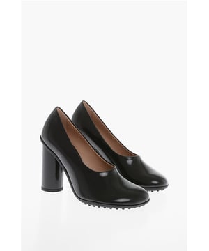 DÍA DE LA MUJER, Otoño-Invierno, Negro, Tacones forrados, Suela de cuero, Piel, Puntera redonda, Hecho en Italia, LA NOCHE ES JOVEN, REGALO DE NAVIDAD, Look festivo, P603564, Altura del tacón: 9 cm