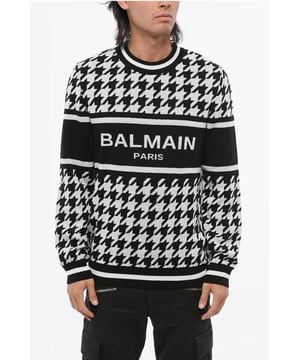 Otoño-Invierno, Negro, Logotipo, Manga larga, Estampado, Hecho en Francia, Cuello redondo, Punto, ENCANTO FRANCÉS, P692560